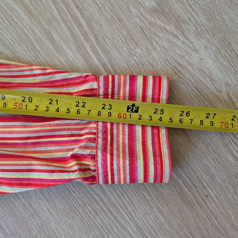 Robert Graham Shirt Men's XL Embroidered Striped - Picture 9 of 10